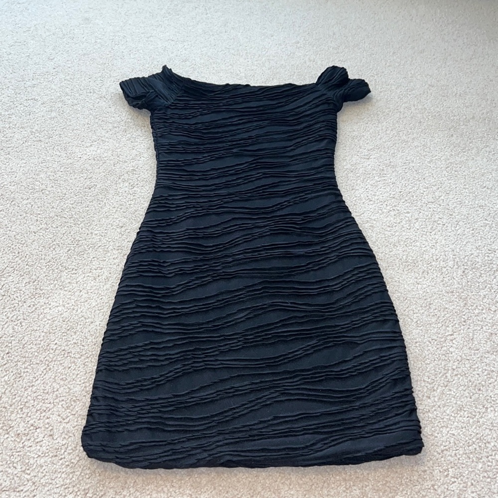 Wet Seal Black off the shoulder dress S